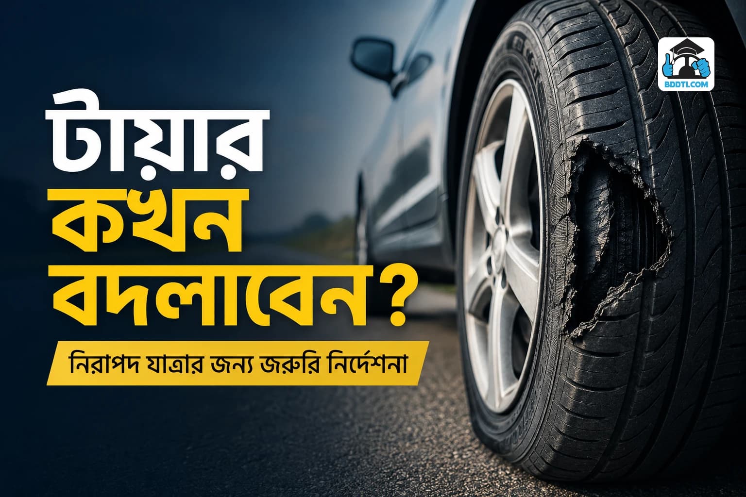 গাড়ির টায়ার কখন পরিবর্তন করবেন | Car Tire Replacement Guide | BDDTI