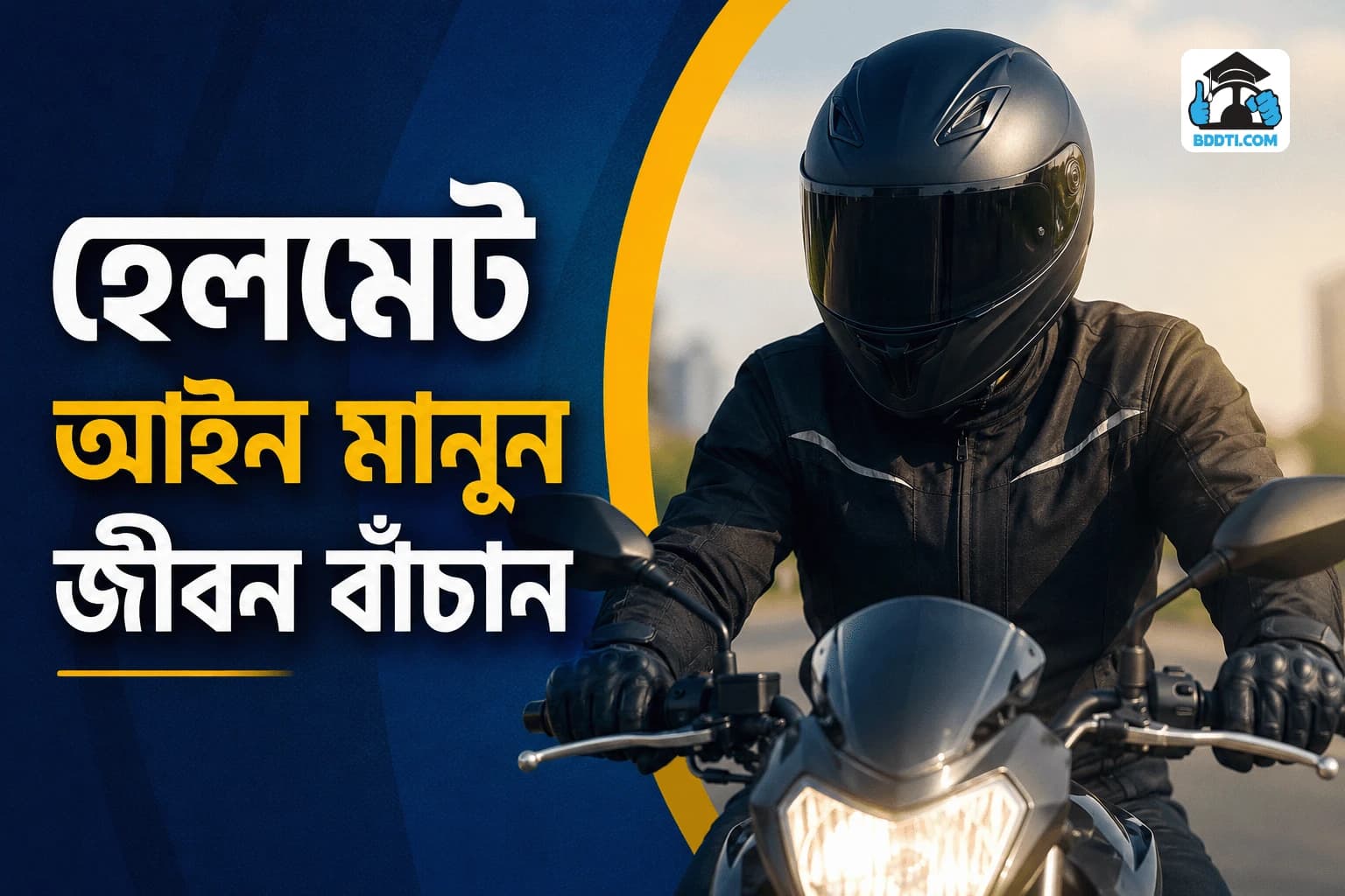 বাংলাদেশে হেলমেট আইন | Helmet Law Bangladesh | BDDTI