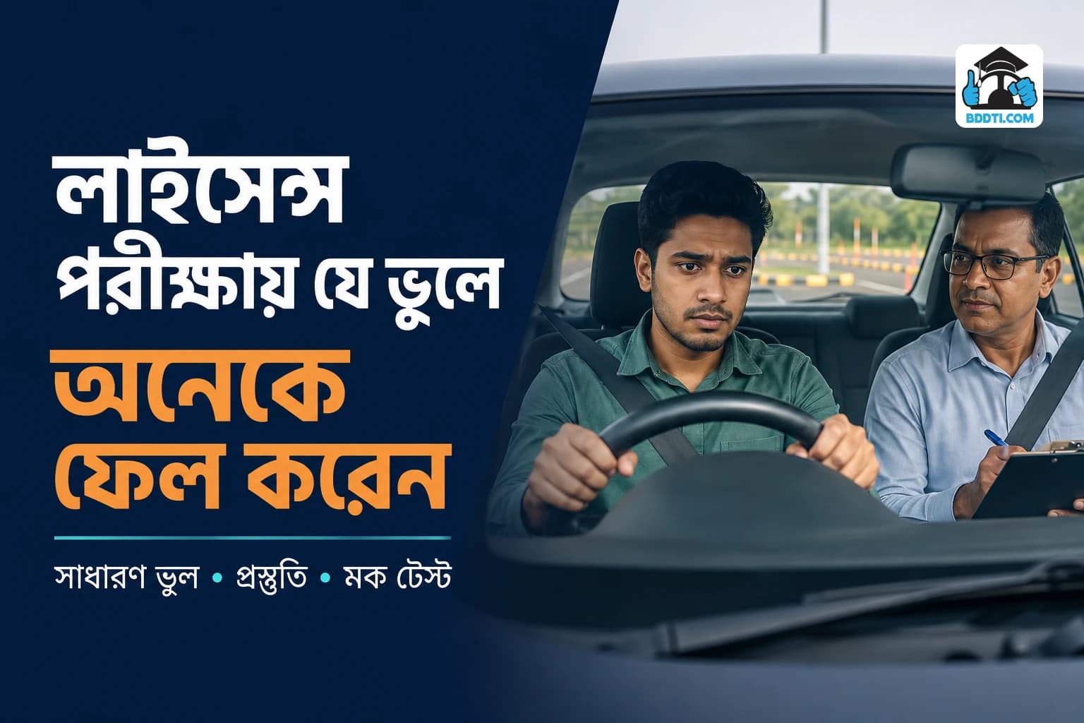 লাইসেন্স পরীক্ষায় সাধারণ ভুল | Common License Test Mistakes | BDDTI