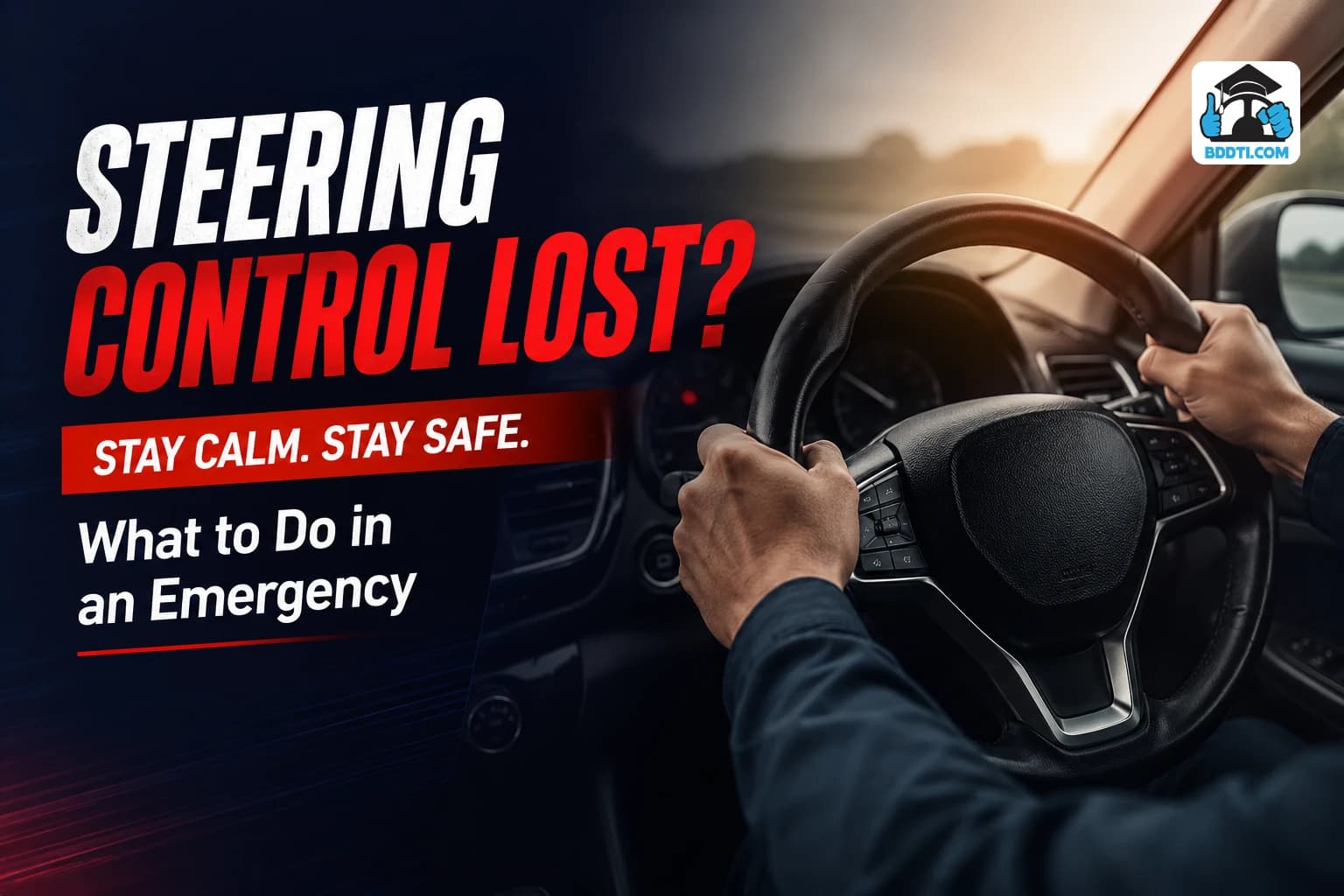 গাড়ির স্টিয়ারিং কন্ট্রোল হারালে কী করবেন? | Steering Control Emergency Guide | BDDTI