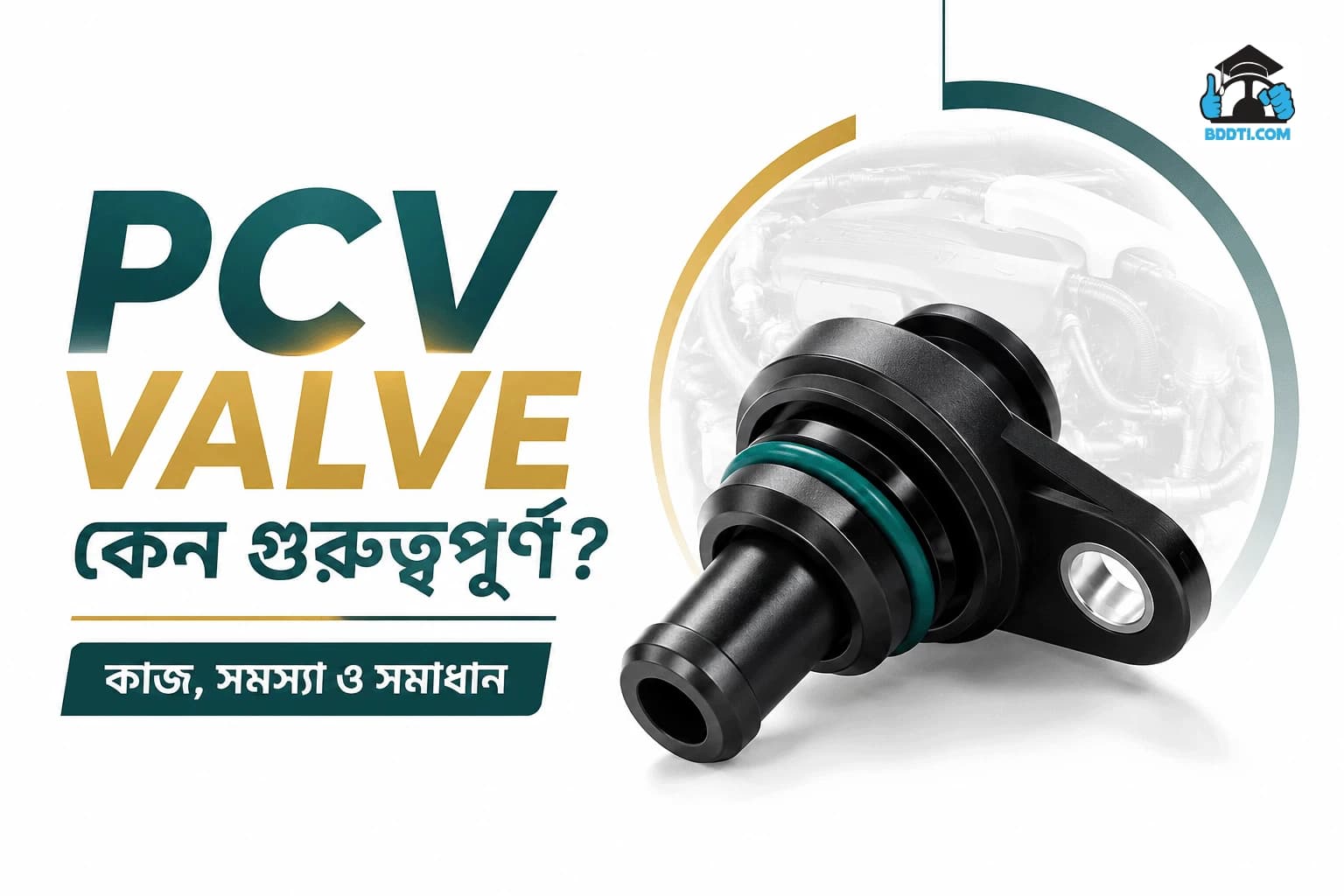 গাড়ির PCV Valve (Positive Crankcase Ventilation Valve) কী? এটি নষ্ট হলে কী ধরনের সমস্যা হয়? | PCV Valve Guide | BDDTI