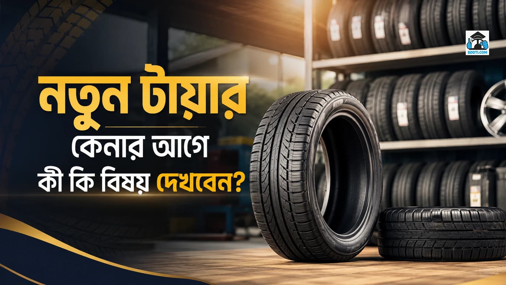 নতুন টায়ার কেনার আগে কী কী বিষয় দেখবেন? সম্পূর্ণ গাইড