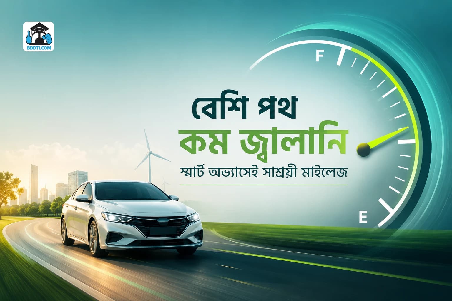 গাড়ির মাইলেজ বাড়ানোর উপায়: কম জ্বালানিতে বেশি দূরত্ব অতিক্রম করার সম্পূর্ণ গাইড | Fuel Efficiency Tips | BDDTI