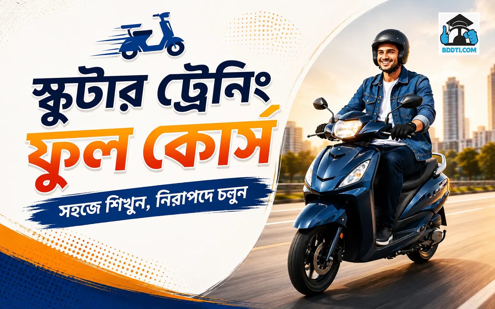 স্কুটার ট্রেনিং ফুল কোর্স