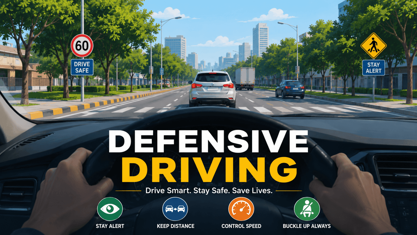 Defensive Driving Tips || নিরাপদ ড্রাইভিংয়ের ১৫টি কার্যকর কৌশল