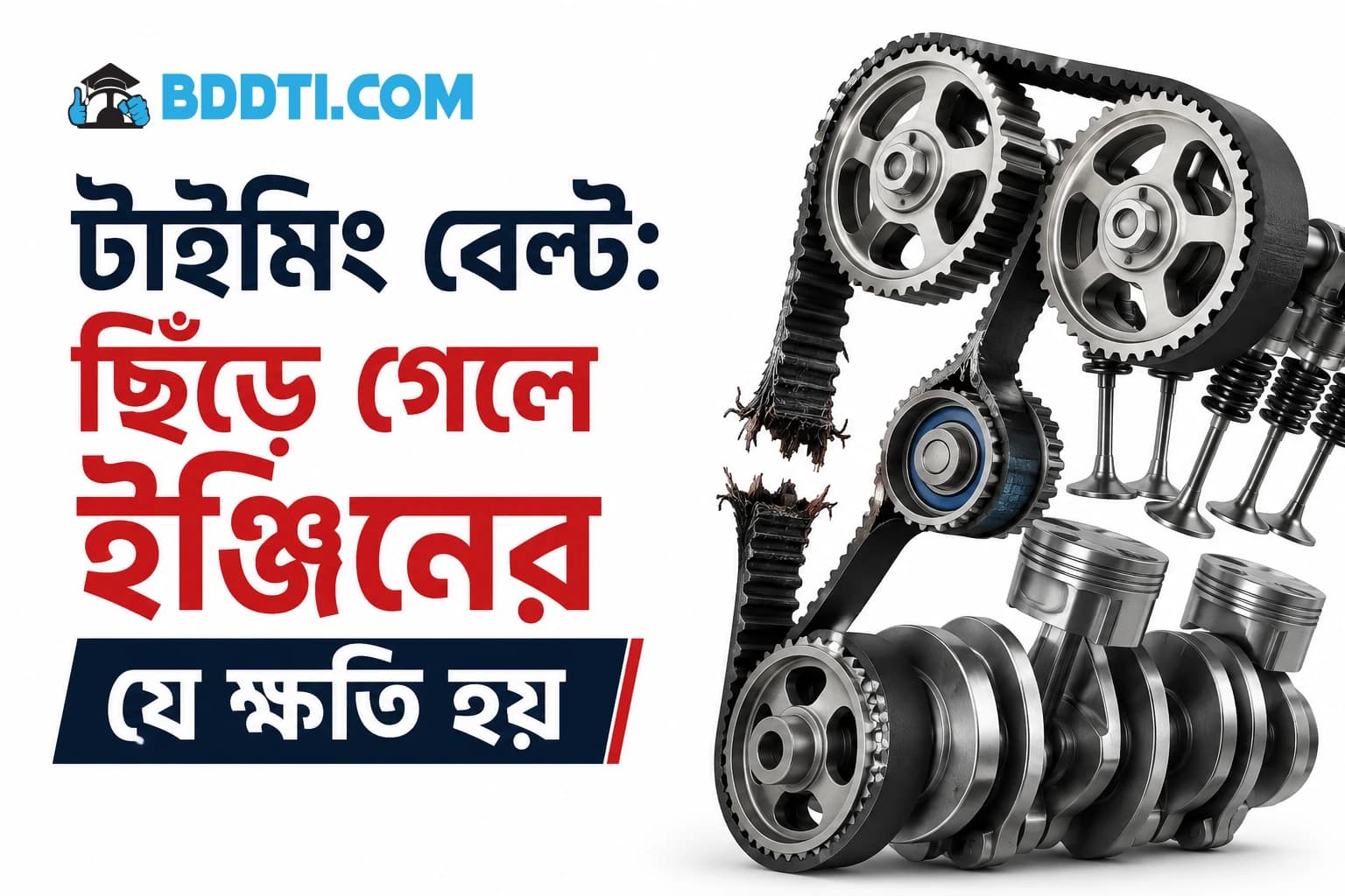গাড়ির Timing Belt কী? ছিঁড়ে গেলে কী ধরনের ক্ষতি হতে পারে? | Timing Belt Guide | BDDTI