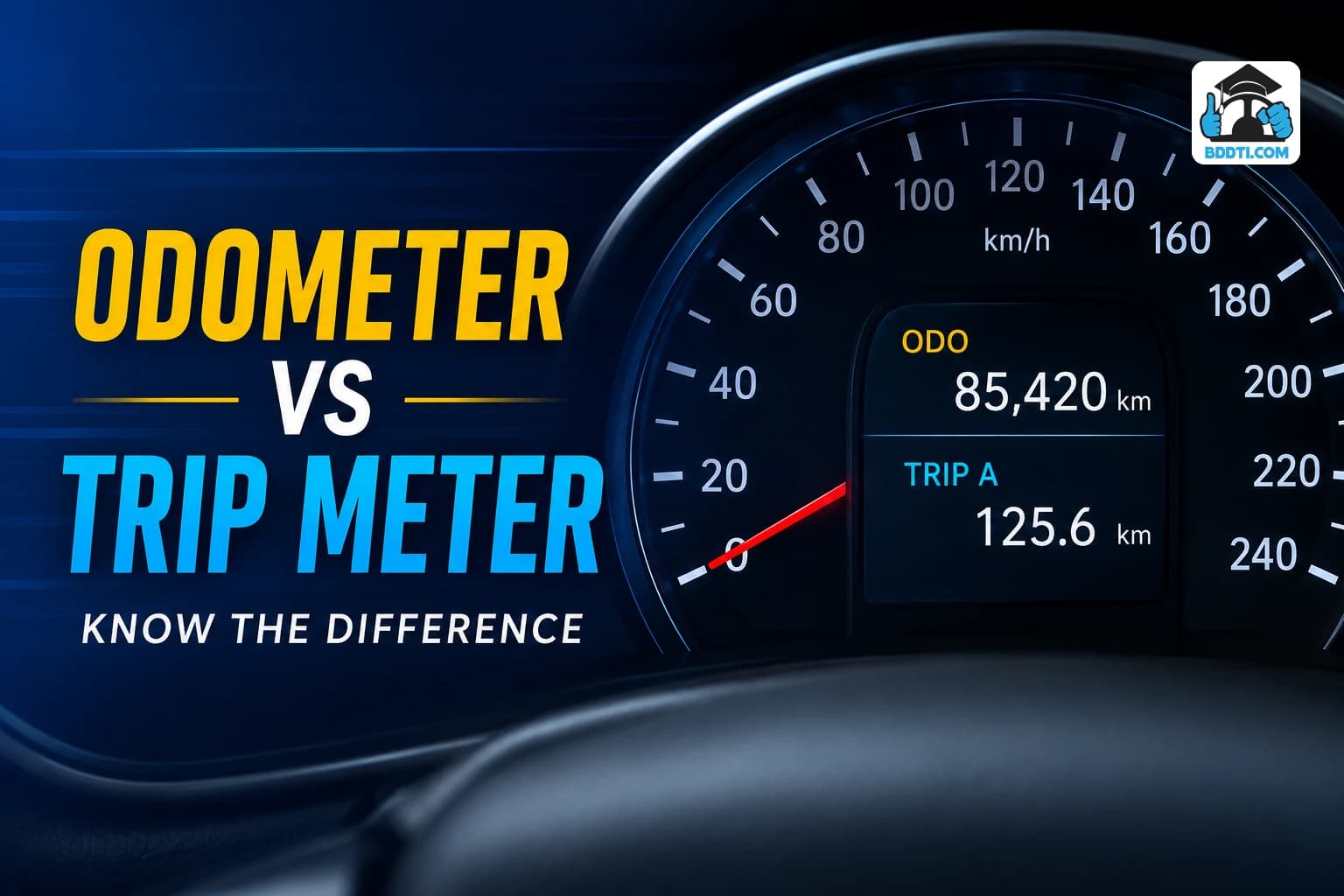 গাড়ির Odometer এবং Trip Meter-এর পার্থক্য কী? | Complete Guide | BDDTI