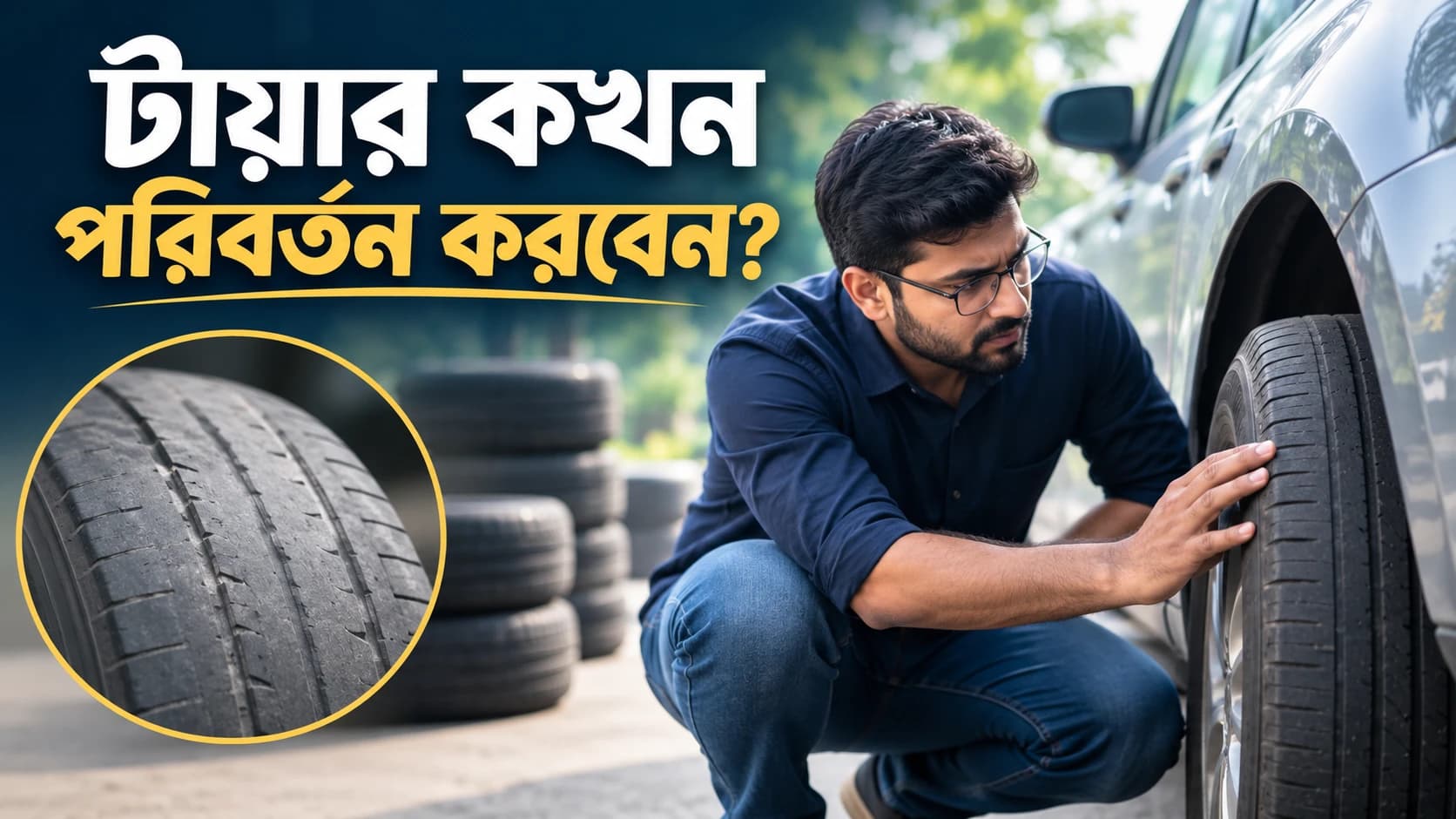 টায়ার কখন পরিবর্তন করবেন? সম্পূর্ণ গাইড: লক্ষণ, সময় ও নিরাপদ সিদ্ধান্ত